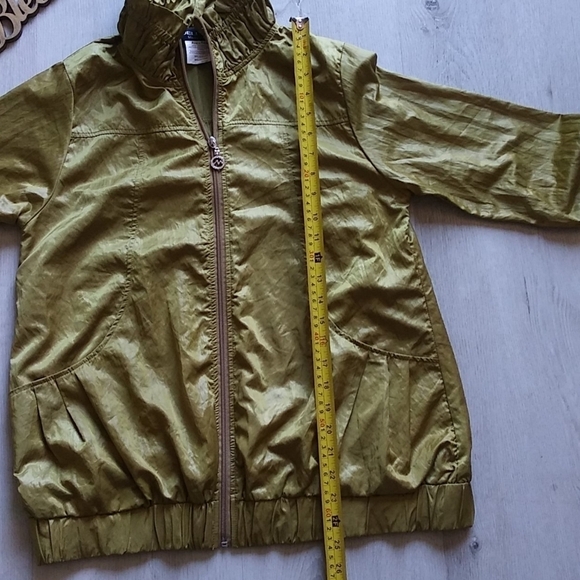 Adele Fado made in Italy Jacket lightweight green - Picture 9 of 11